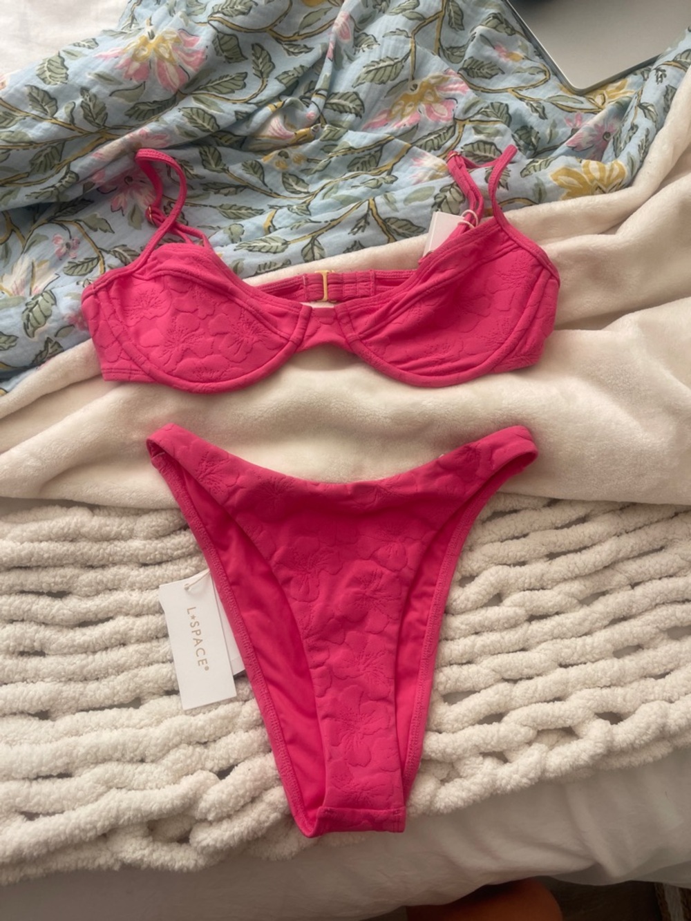 L Space Hot Pink l Bikini Set